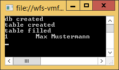 Beispielprogramm zur Datenbankanbindung