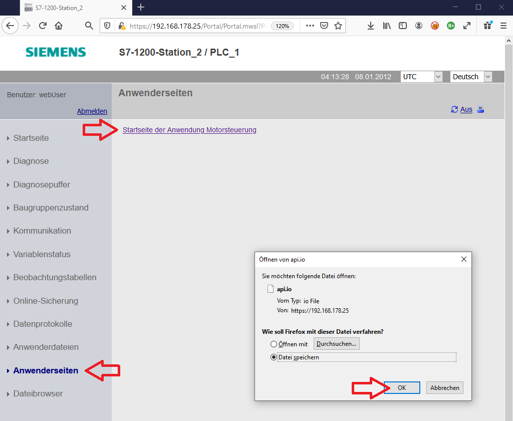 Herunterladen von api.io