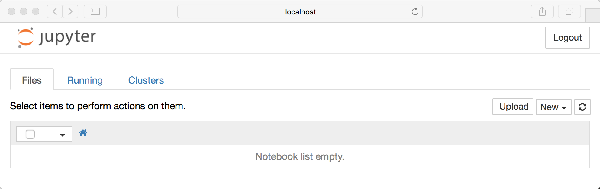 Start von Jupyter Notebook