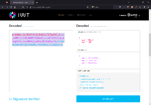 jwt.io - Debugger