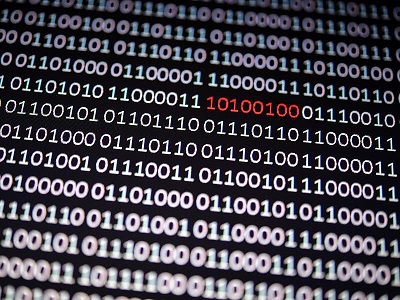 Informationen werden als Nullen und Einsen dargestellt
