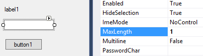 Maximale Textlänge des Eingabefeldes