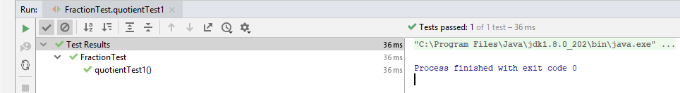 Test passes