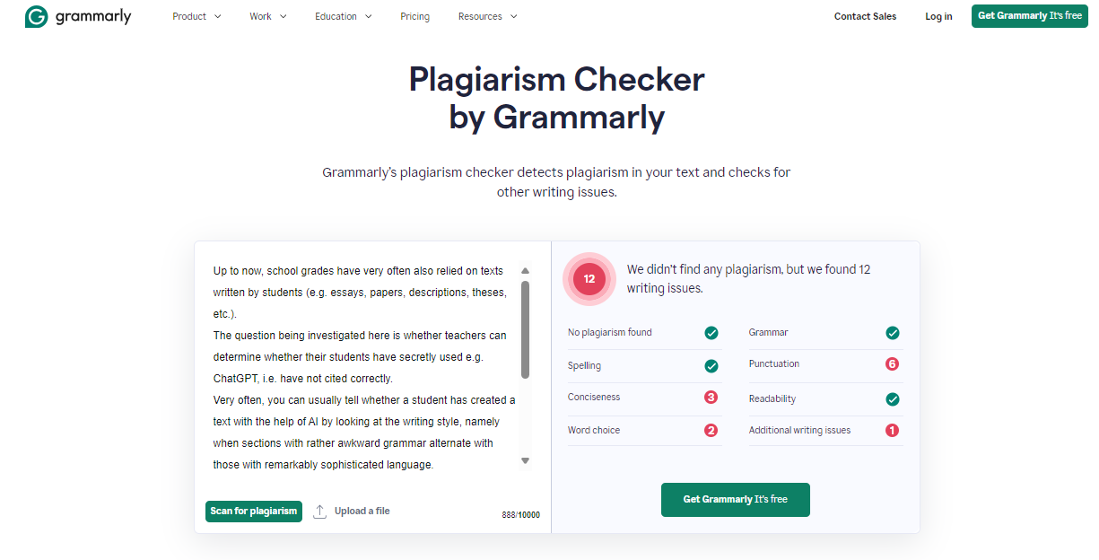 Plagiatism detection by https://www.grammarly.com/plagiarism-checker